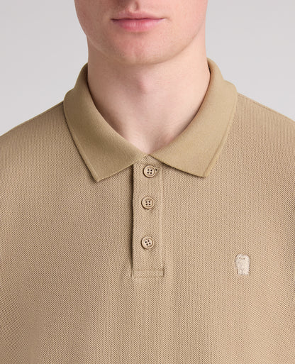 Stone Branded Cotton Polo