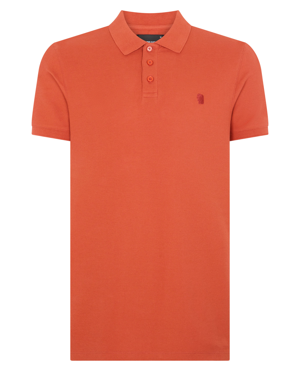 Man wearing a orange jumper