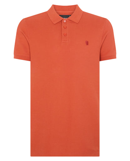 Embroidered Cotton Polo Shirt