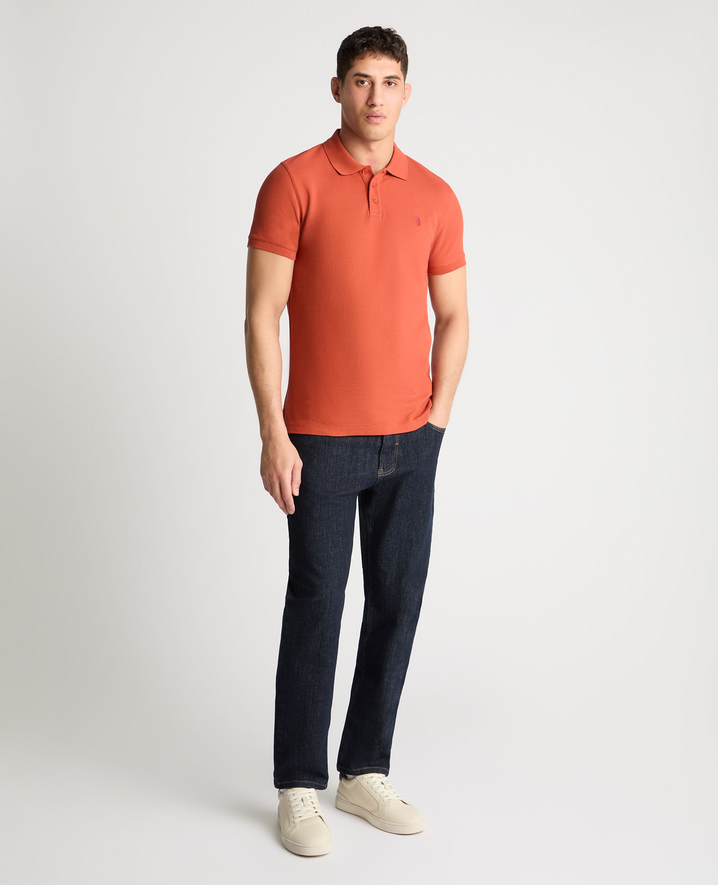 Embroidered Cotton Polo Shirt