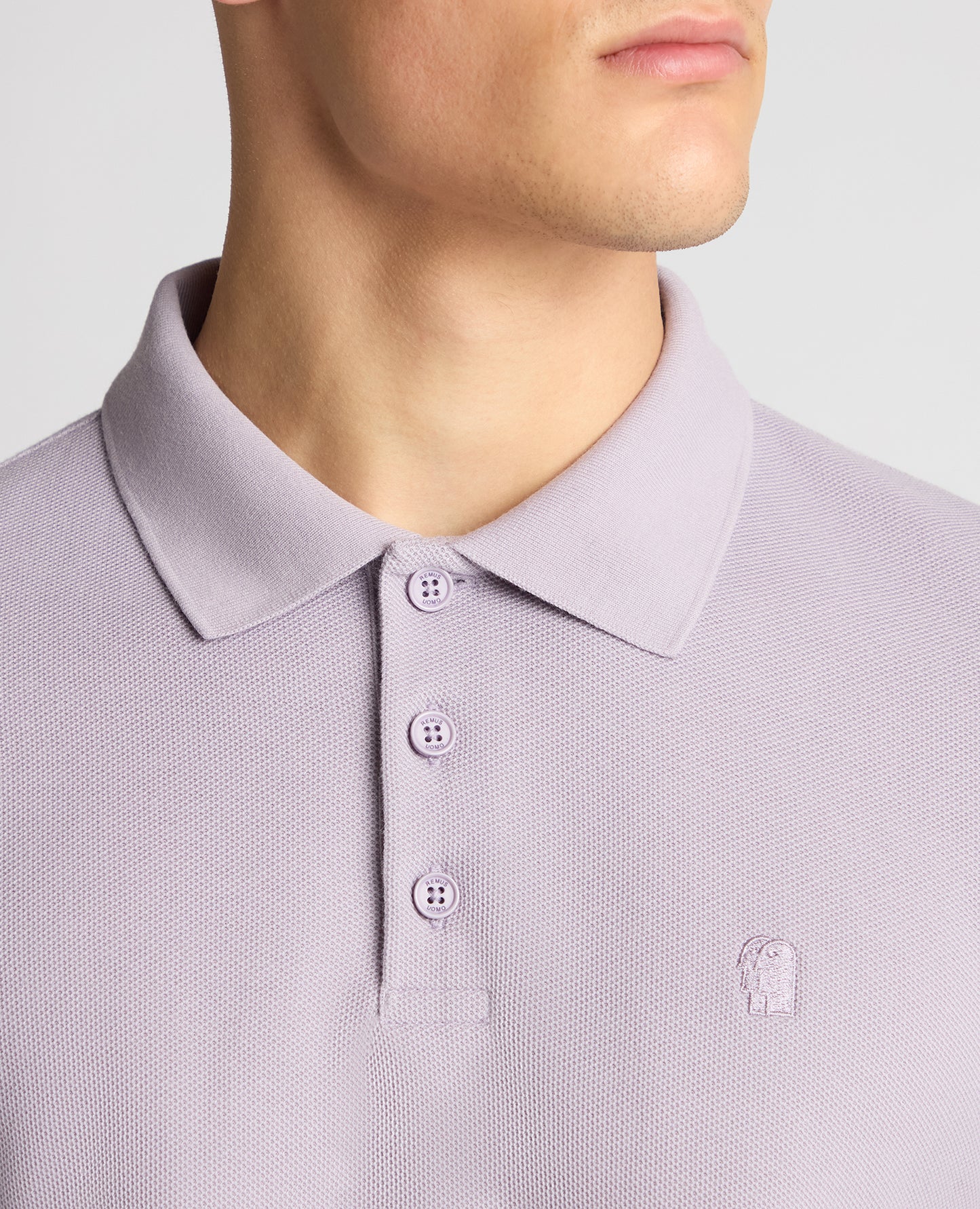 Embroidered Cotton Polo Shirt