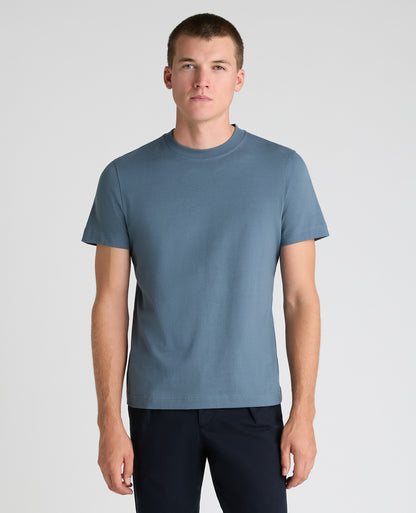 Blue Organic Cotton T-Shirt