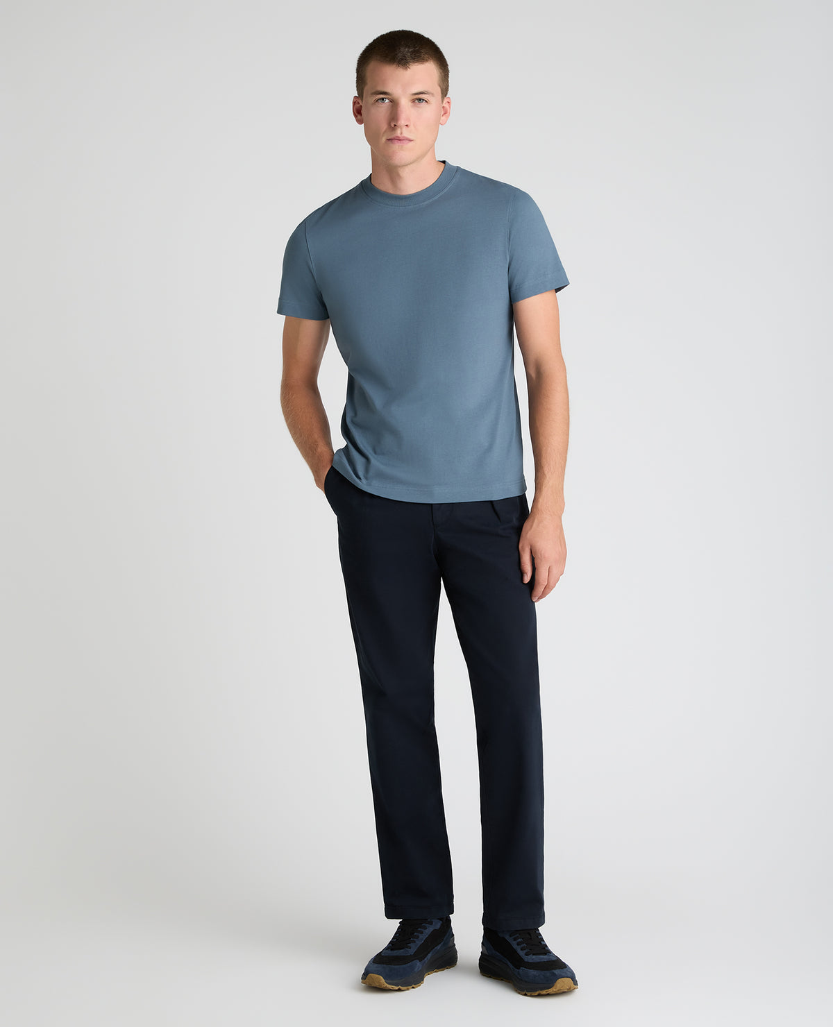 Blue Organic Cotton T-Shirt