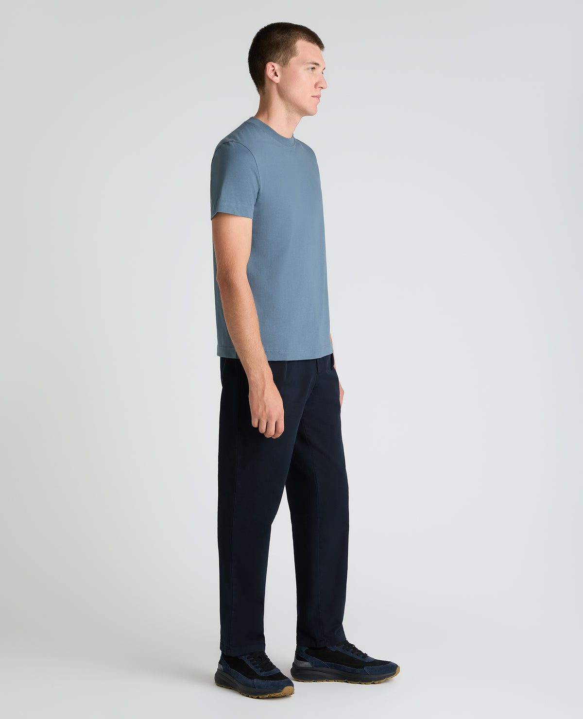 Blue Organic Cotton T-Shirt