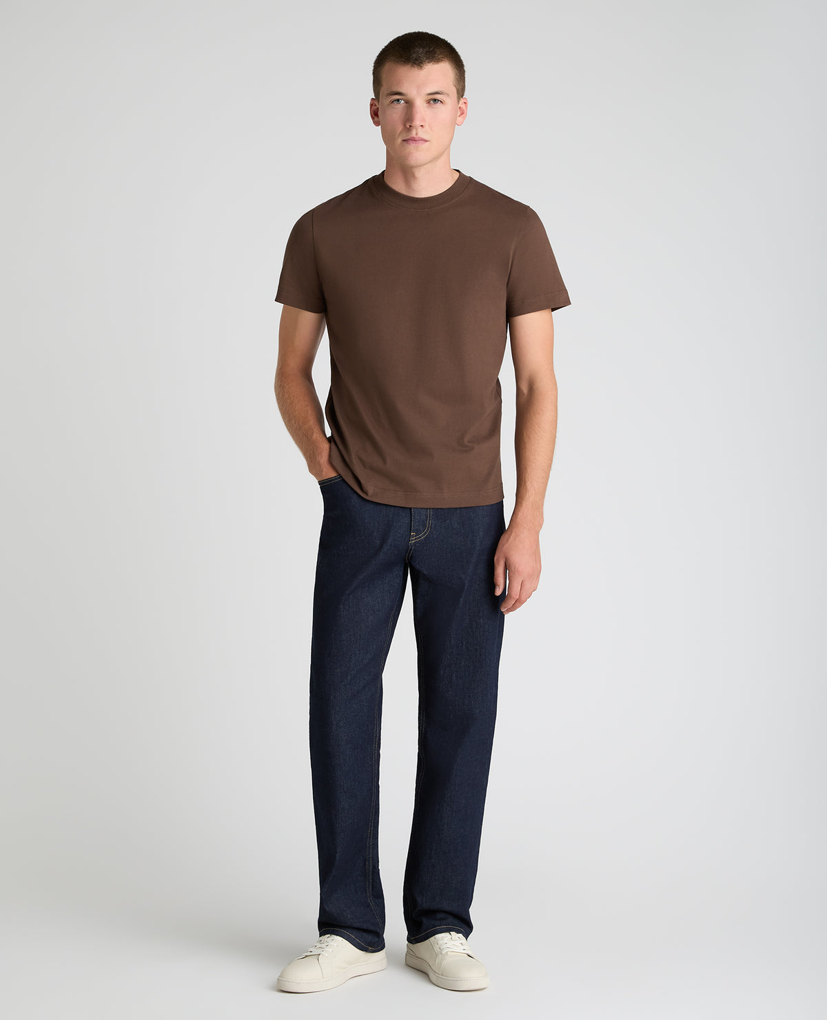 Brown Organic Cotton T-Shirt