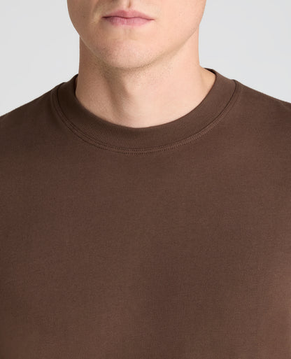 Brown Organic Cotton T-Shirt
