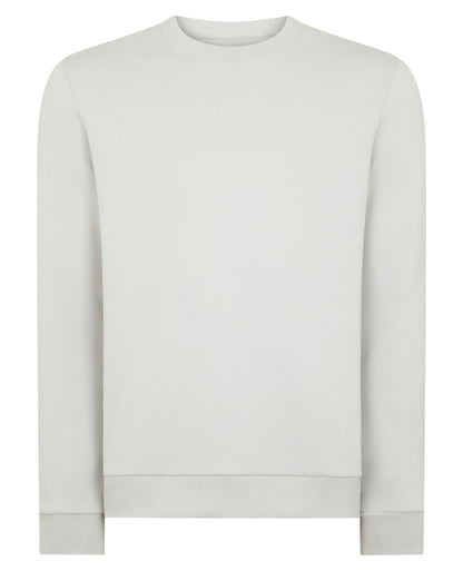 Crew Neck Terry Embroidered Sweatshirt