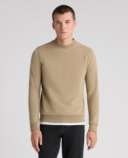 Stone Embroidered Terry Sweatshirt