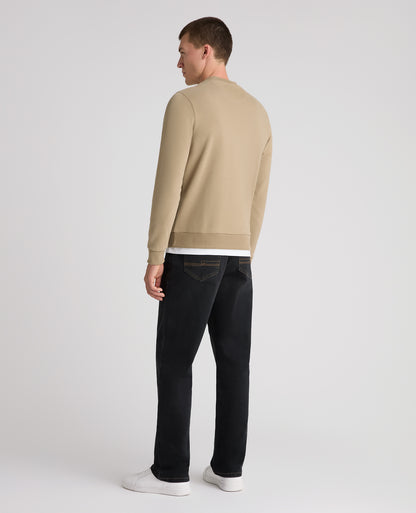 Stone Embroidered Terry Sweatshirt