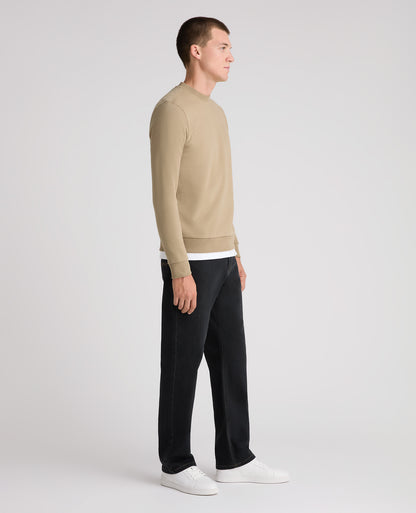 Stone Embroidered Terry Sweatshirt