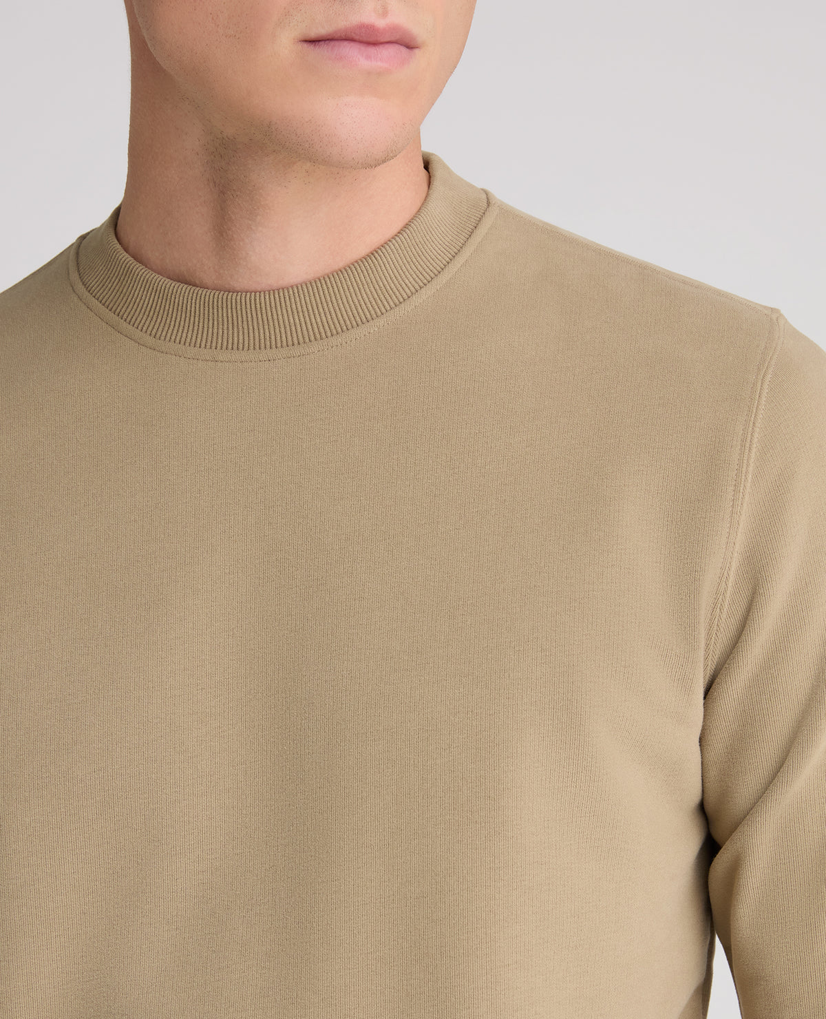 Stone Embroidered Terry Sweatshirt