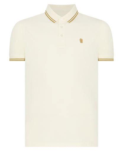 Tapered Fit Cotton-Stretch Polo Shirt