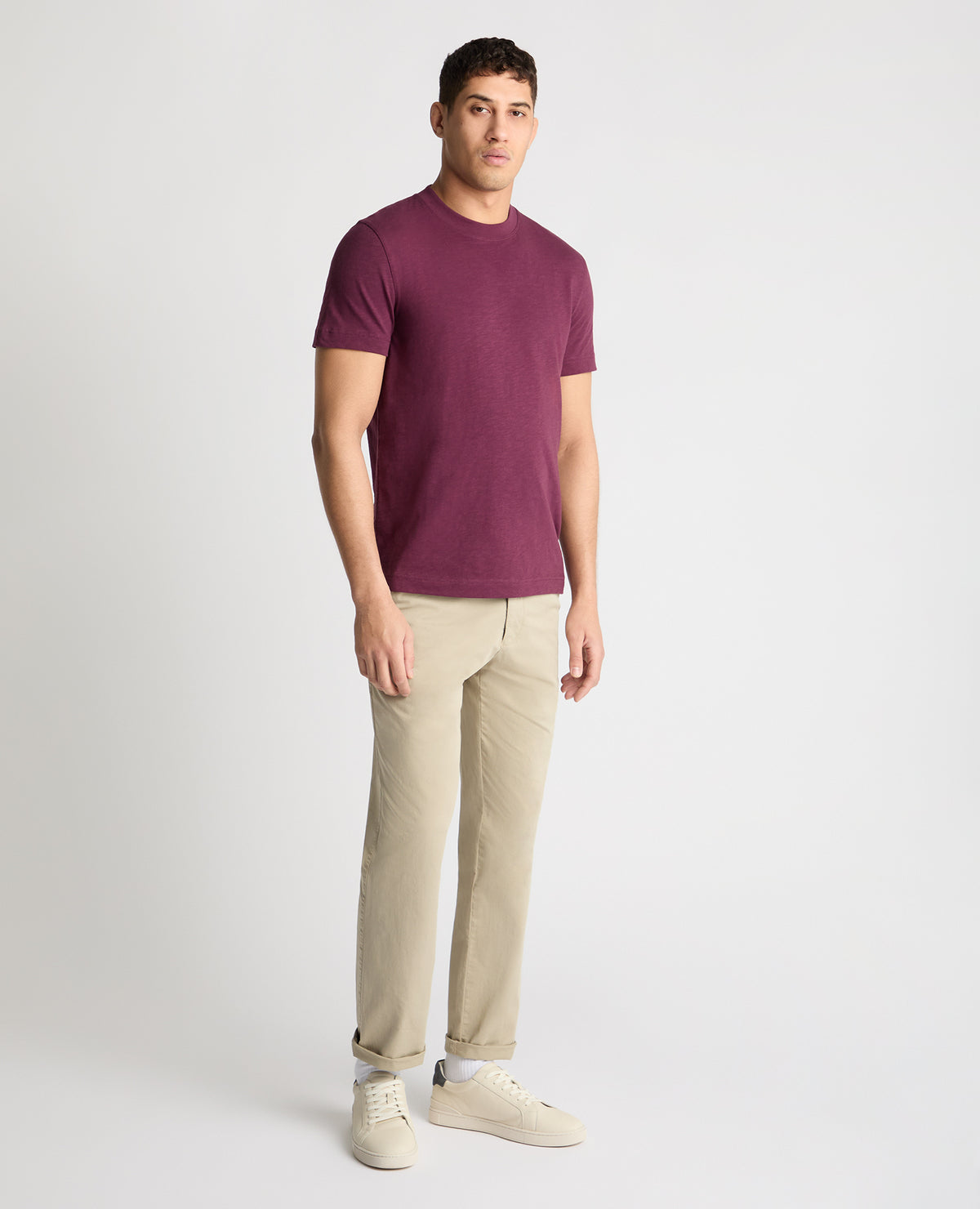 Man wearing a red jumper