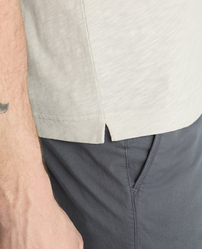 Slub Yarn Jersey Polo Shirt