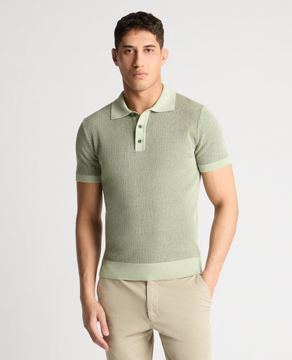 Man wearing a green jumper