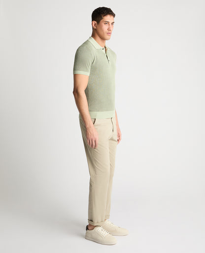 Man wearing a green jumper
