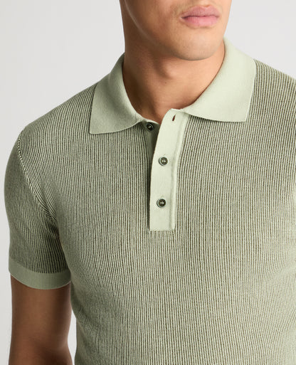 Man wearing a green jumper