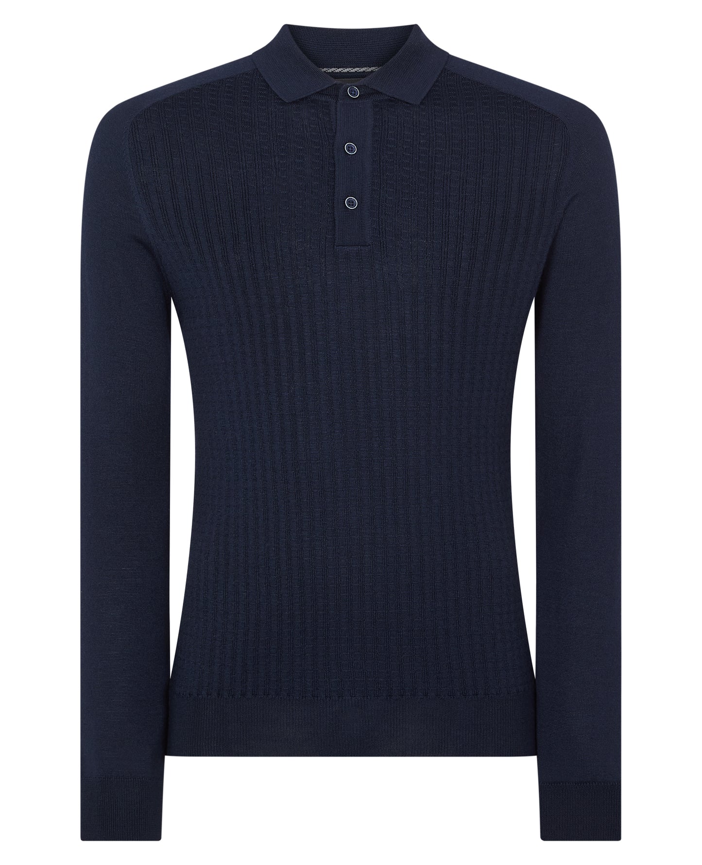 Merino Wool-Blend Knit Polo