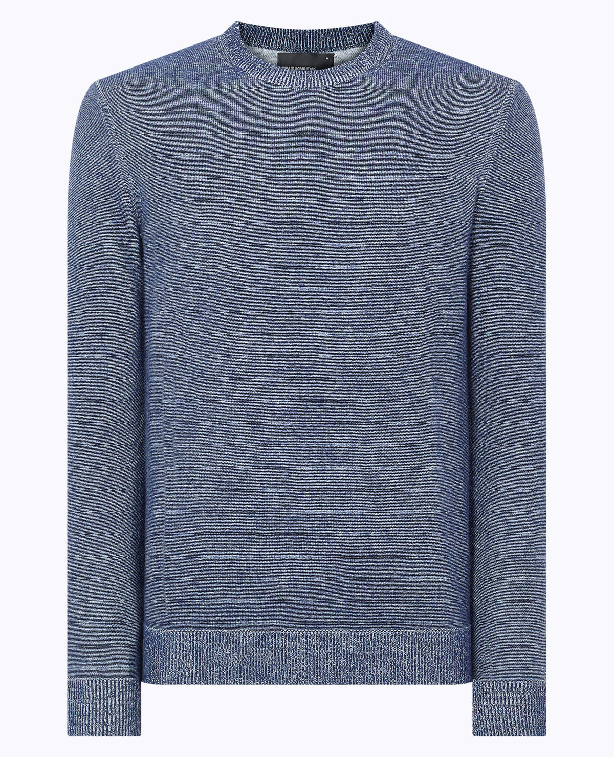 Man wearing a blue jumper
