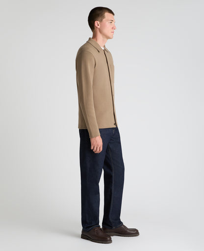Stone Button Up Cotton Cardigan