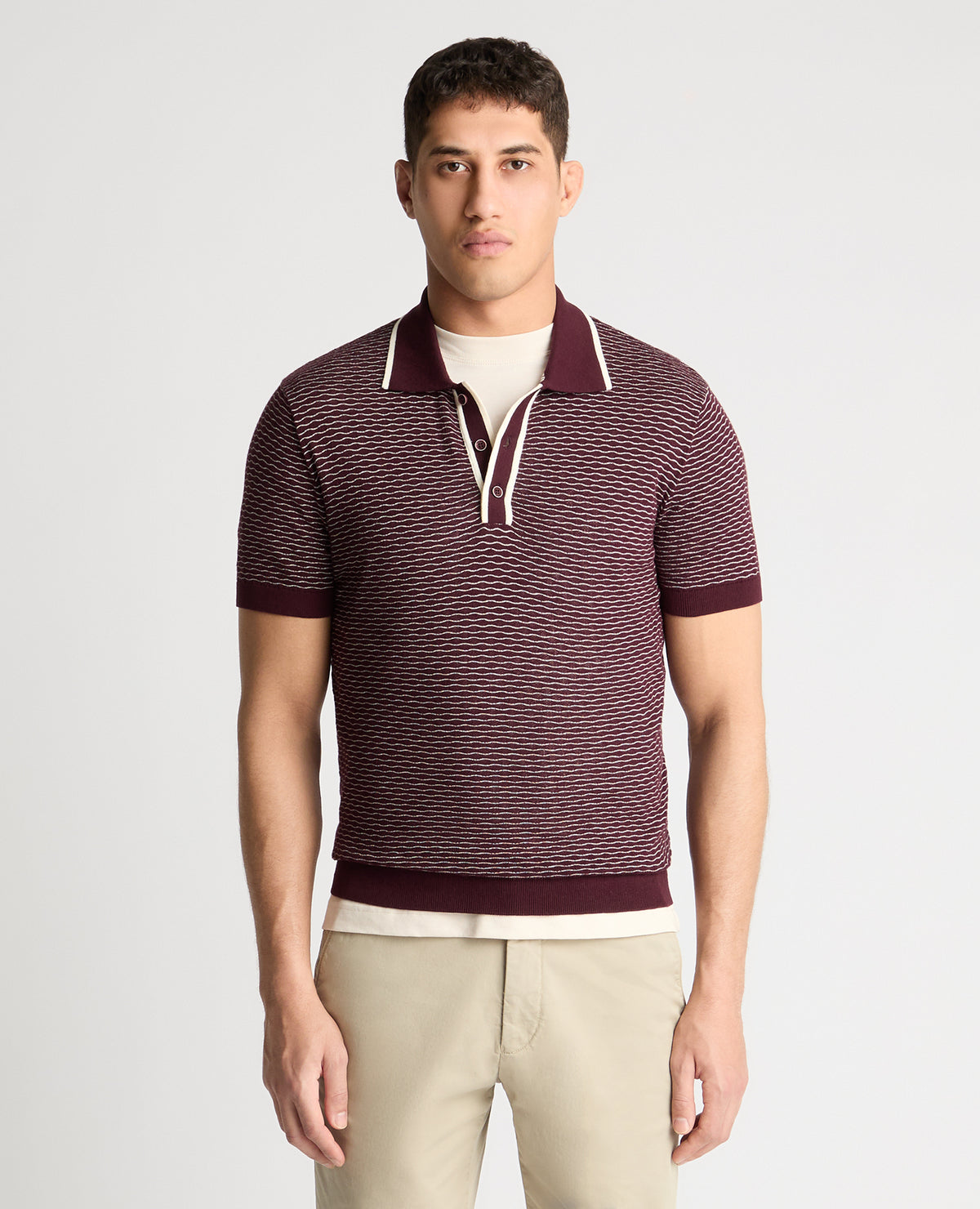 Man wearing a red jumper