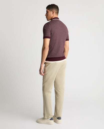 Man wearing a red jumper