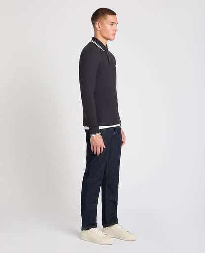 Contrast Collar Jersey Polo