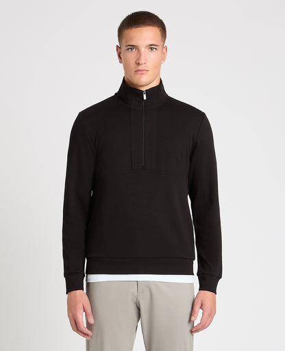 Half-Zip Jersey Sweatshirt