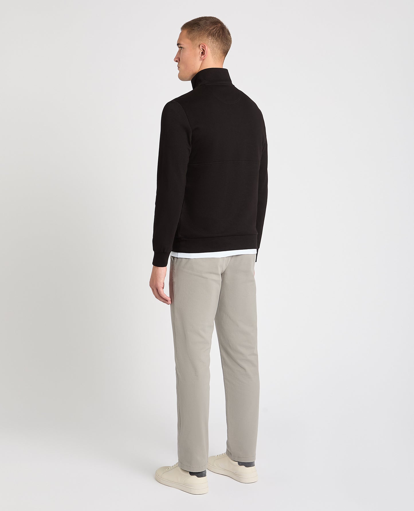 Half-Zip Jersey Sweatshirt