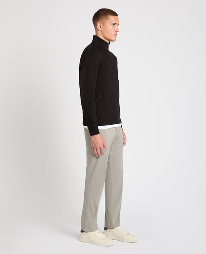 Half-Zip Jersey Sweatshirt