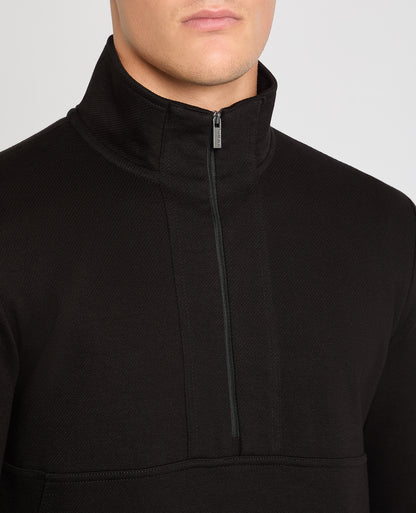 Half-Zip Jersey Sweatshirt
