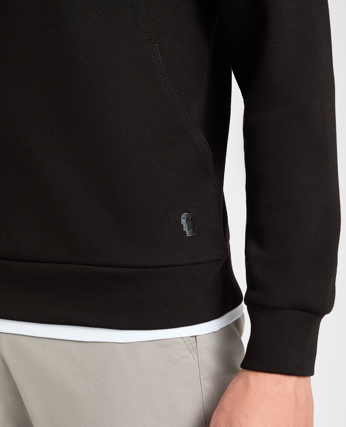 Half-Zip Jersey Sweatshirt