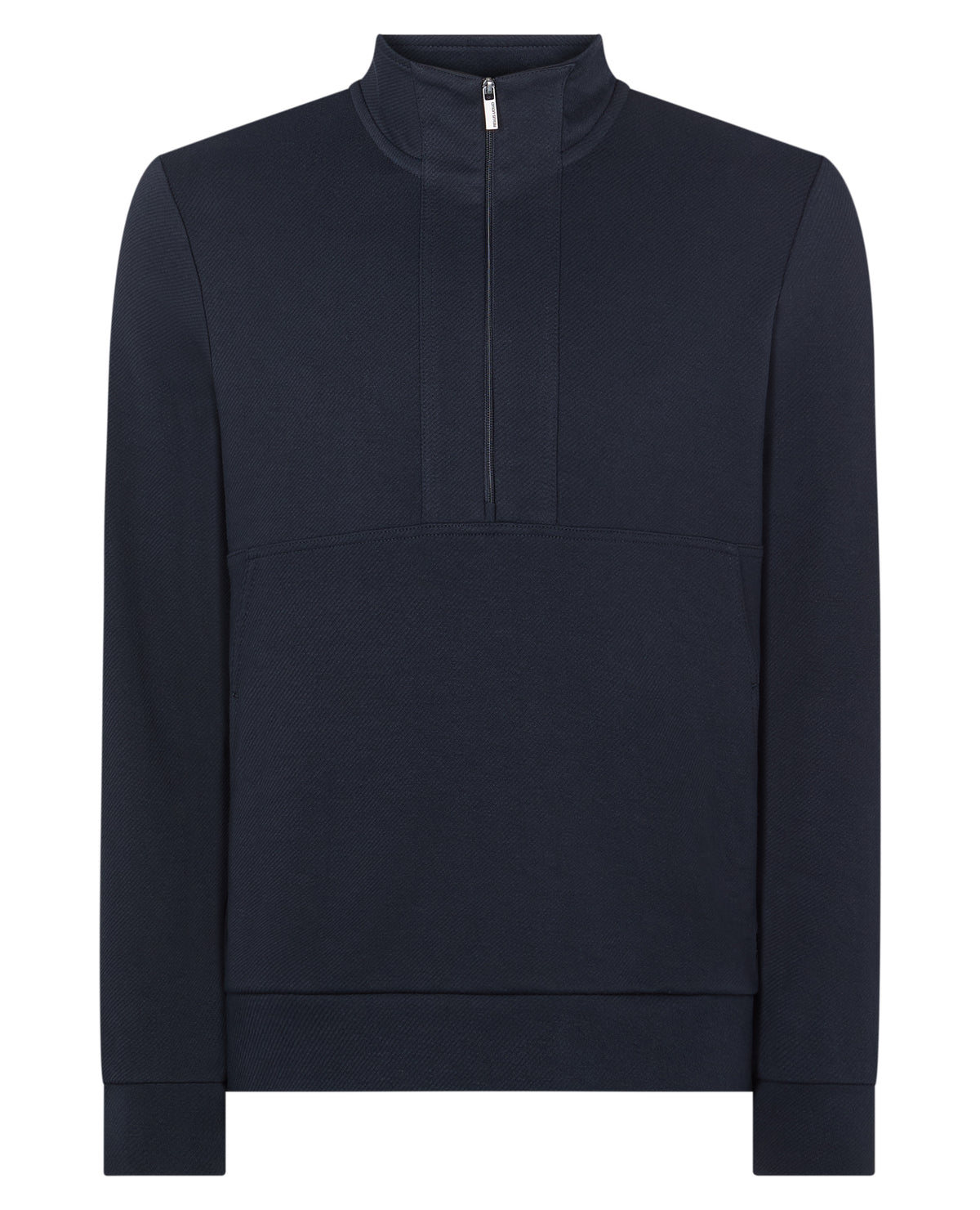 Man wearing a navy jumper