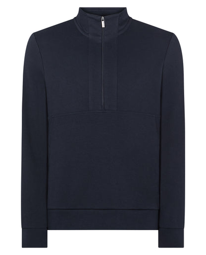 Man wearing a navy jumper