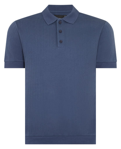 Man wearing a blue jumper