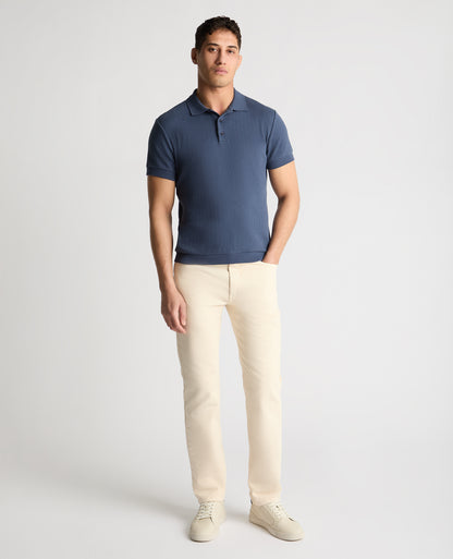 Man wearing a blue jumper