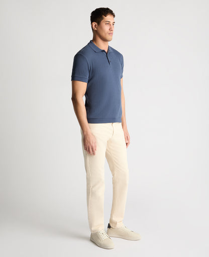 Man wearing a blue jumper