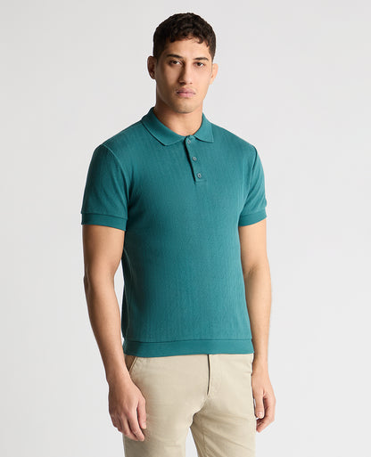 Man wearing a green jumper