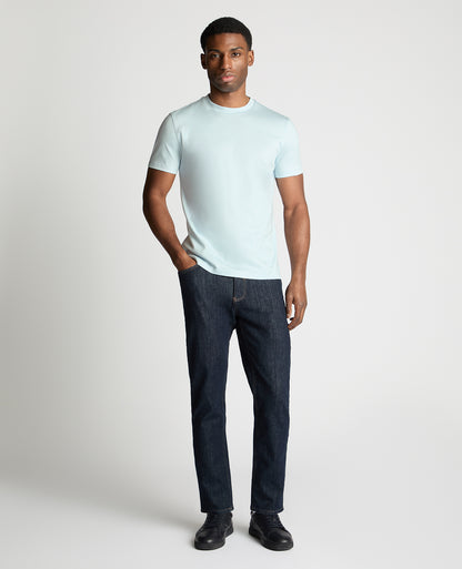 Man wearing a blue jumper