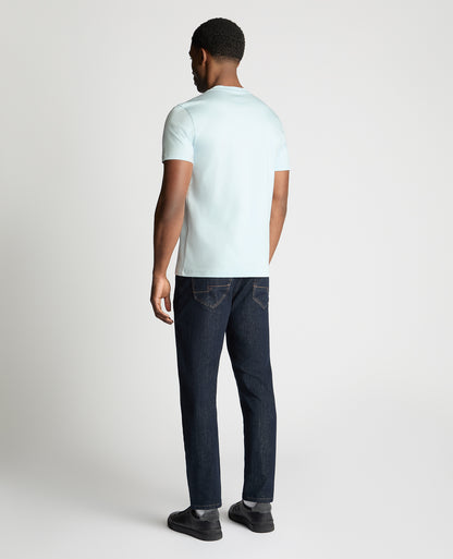 Man wearing a blue jumper