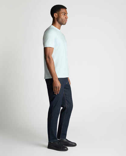 Man wearing a blue jumper