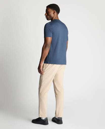 Man wearing a blue jumper