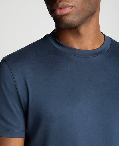 Man wearing a blue jumper