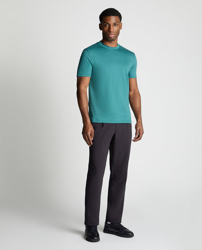 Man wearing a green jumper