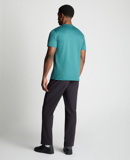 Man wearing a green jumper