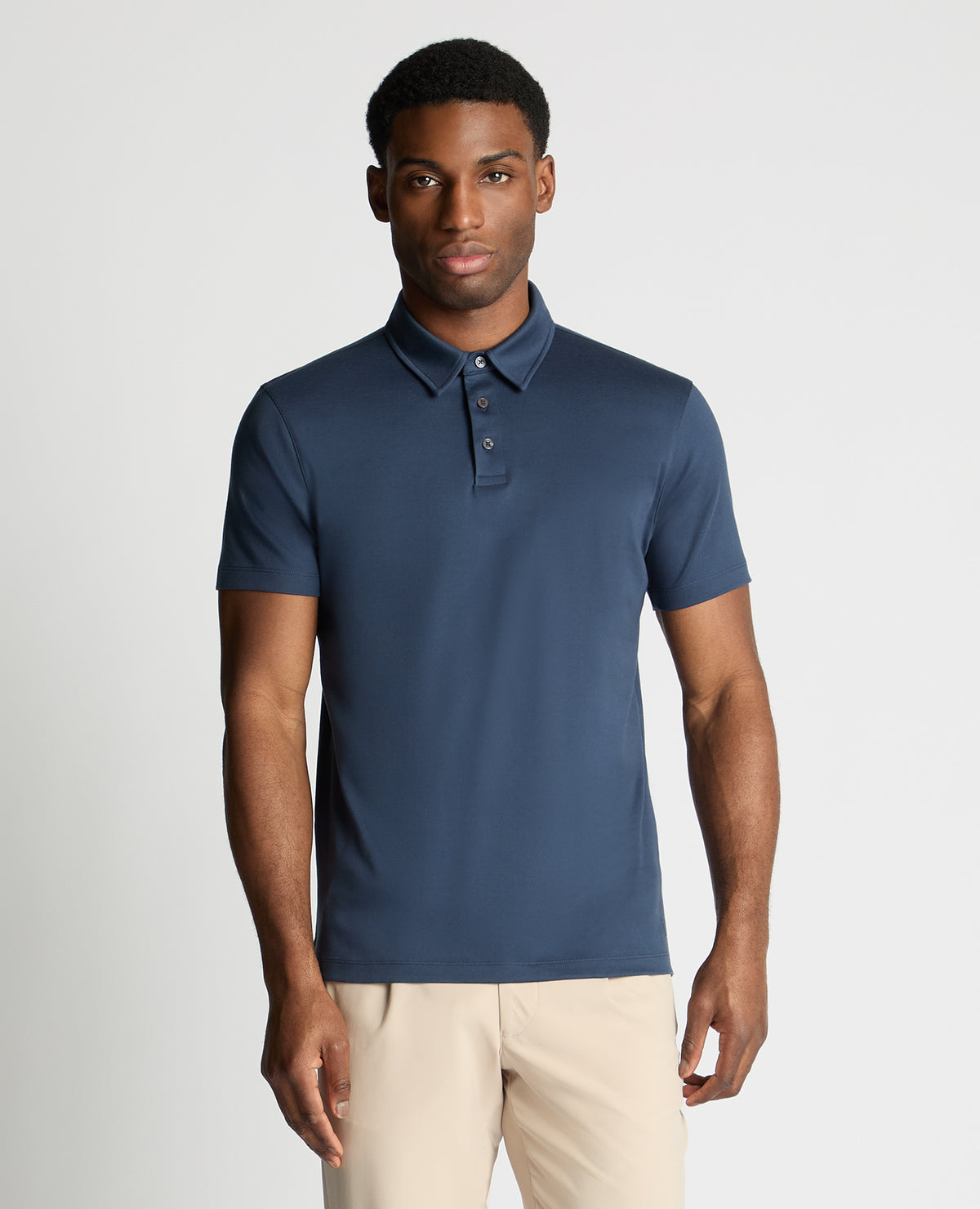 Man wearing a blue jumper