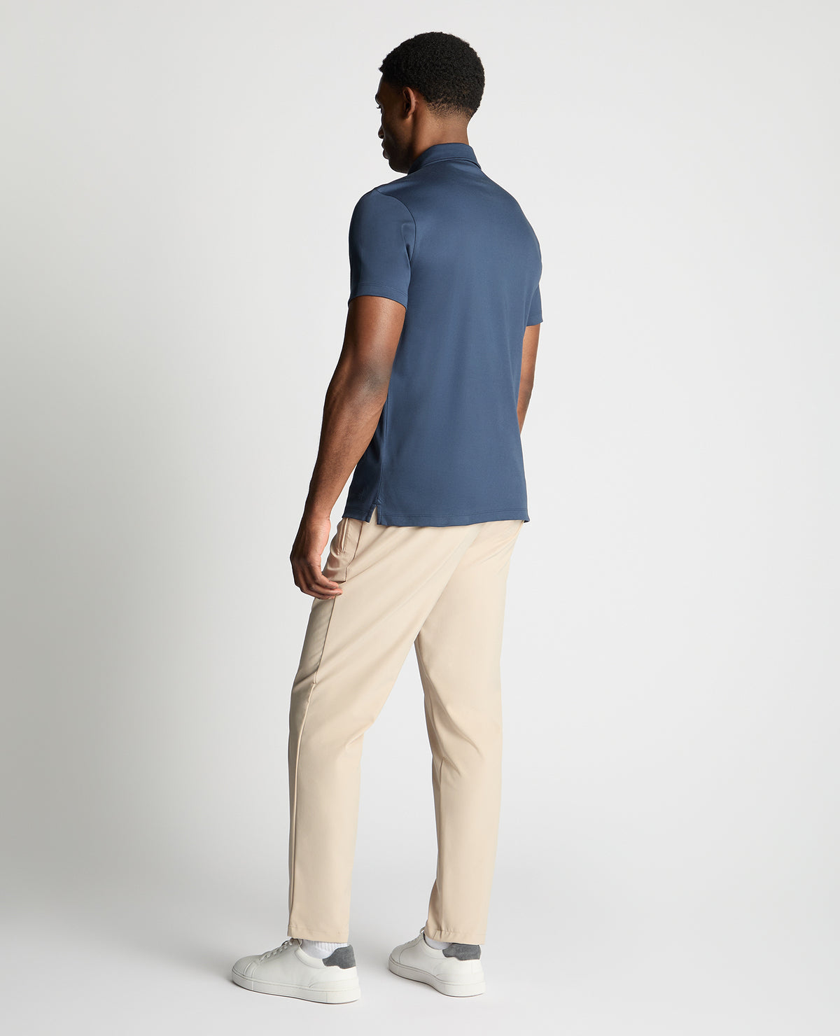 Man wearing a blue jumper