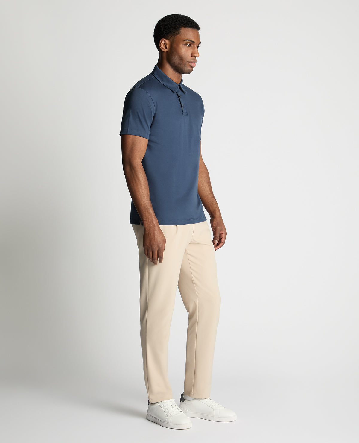 Man wearing a blue jumper