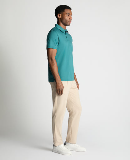 Man wearing a green jumper