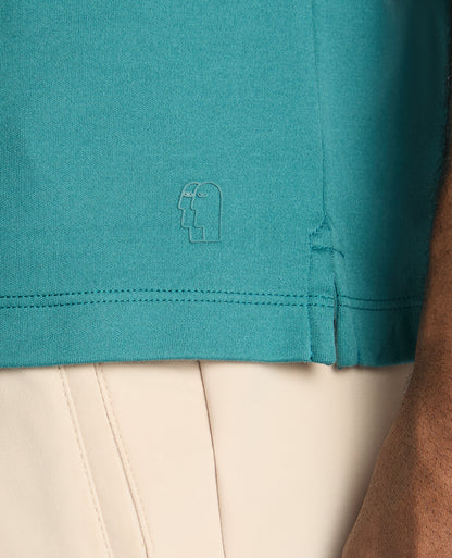 Man wearing a green jumper